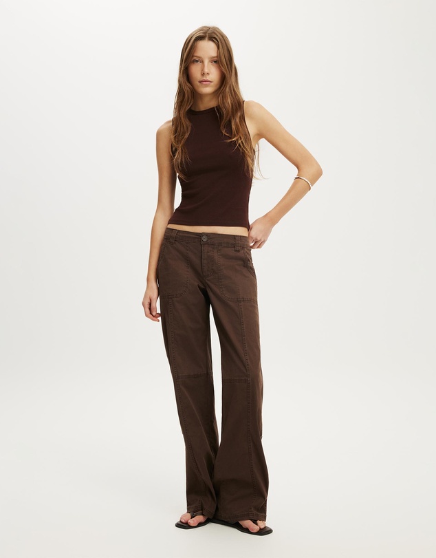 Cotton On - Lexi Low Rise Utility Pant