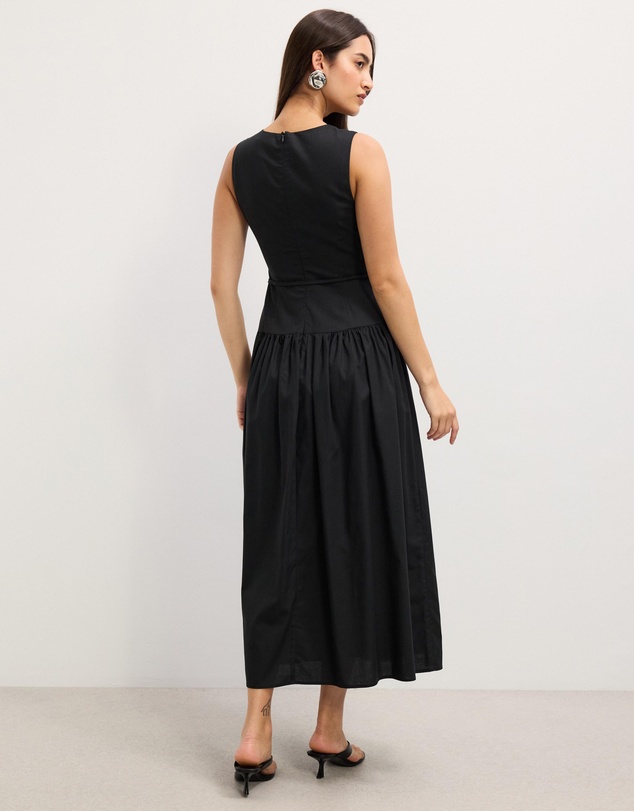 The Fated - Cleo Drop Waist Midi Dress