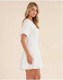 Amelius - Auguste Puff Sleeve Mini Dress