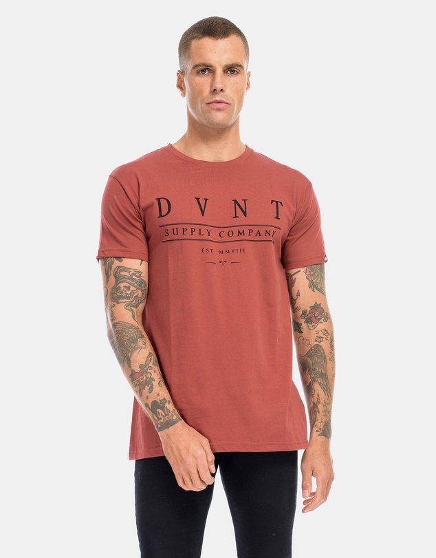DVNT - Deluxe Tee - Rust