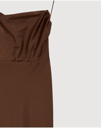 Revibe - Repaired CHANCERY Jada Strapless Corset Maxi Dress - AU 6