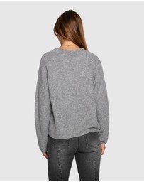 Belle & Bloom - Wrap Me Up Scarf Sweater