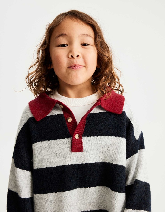 Cotton On Kids - Rugby Knit Polo