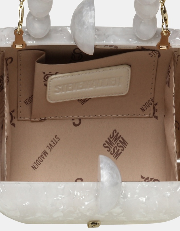 Steve Madden - BAllure White/Gold Handbag