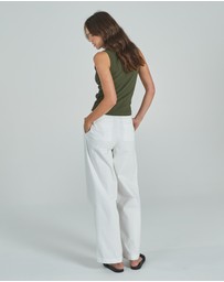 DRICOPER DENIM - Joey Forest Green Top