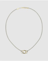GUESS - Gold-Tone Oh My G Necklace
