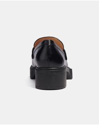 Coach - Leah Leather Loafers