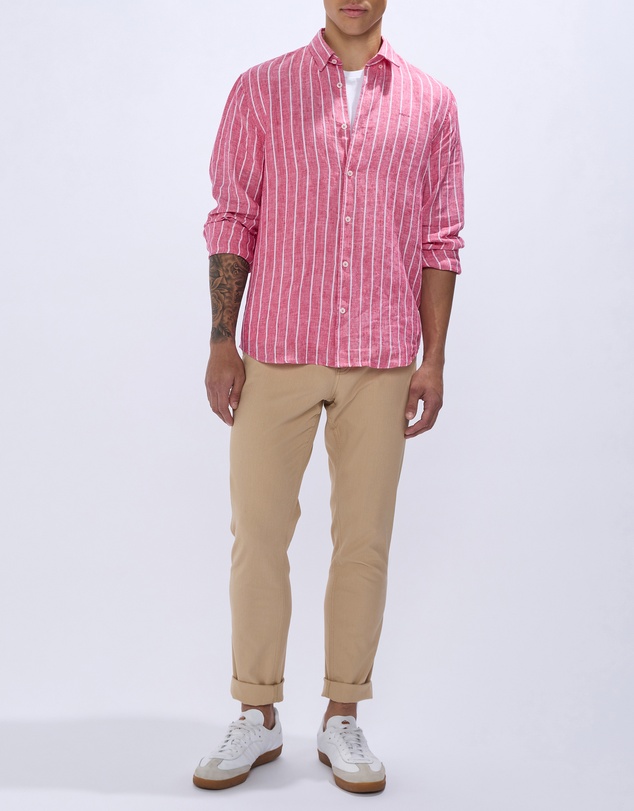 Marcs - Felix LS Stripe Linen Shirt