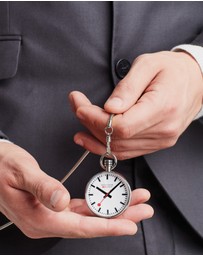 Mondaine - Mondaine 43mm Pocket Watch