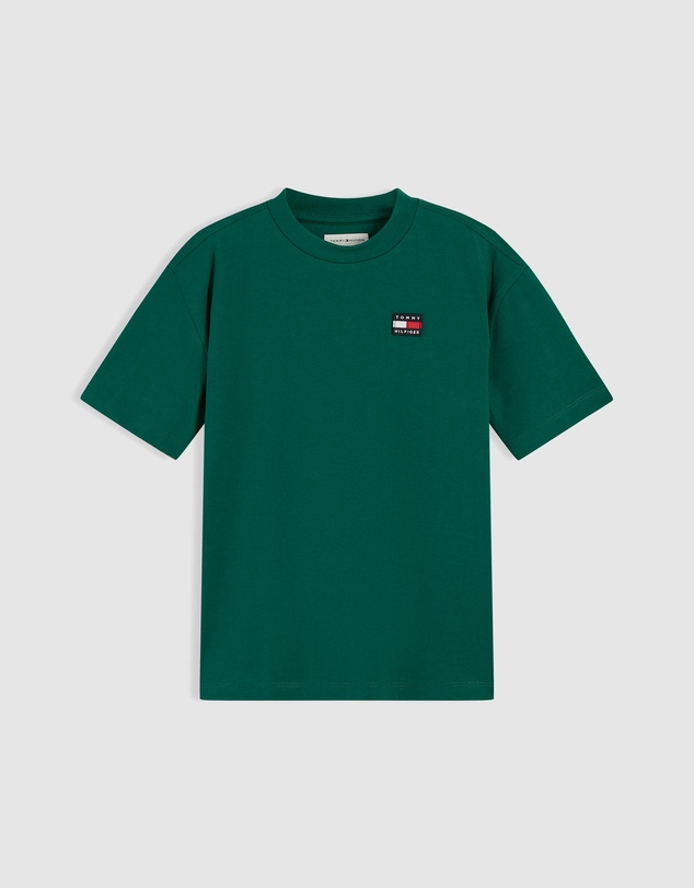 Tommy Hilfiger - Kids Unisex 8-16 Essential Flag Logo Jersey T-Shirt - Teens