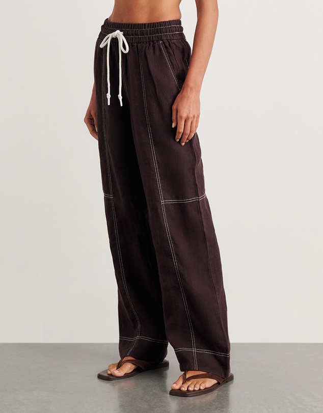 Jag - Sabine Linen Relaxed Leg Pant