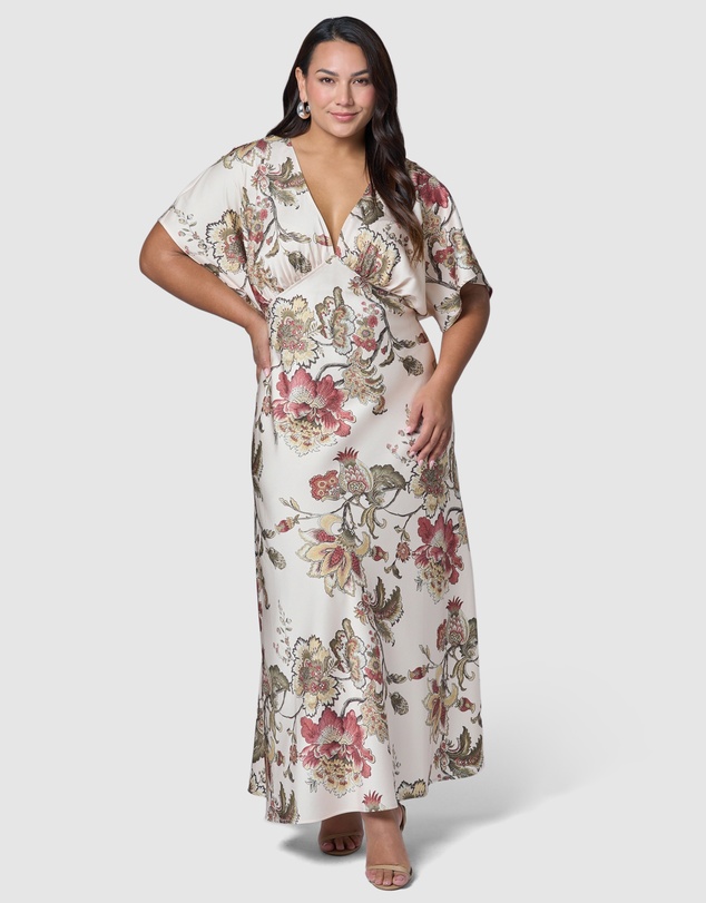 Pink Dusk by Curve Project - Want It All Maxi Dress