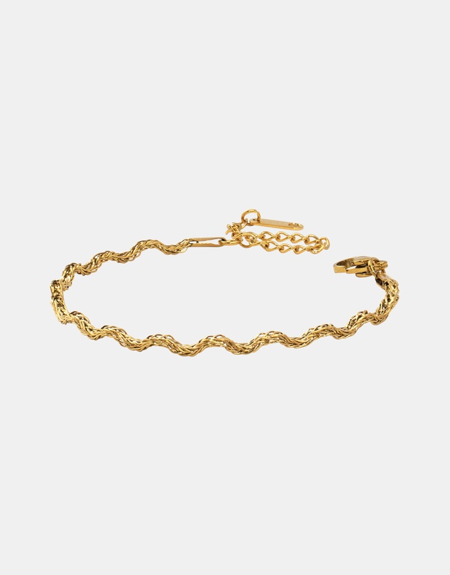 Zoe Olivia - Waterproof Solara Textured Wave Bracelet
