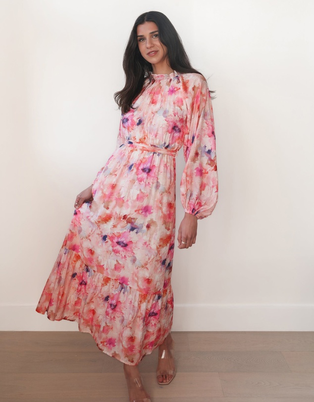 Esther & Co - Sereline Dress - Pink Floral