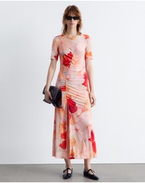 & Other Stories - Ruched SS Midi Dress
