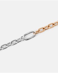 Daniel Wellington - Contrast Link Necklace Two Tone