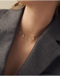 PDPAOLA - Charm Necklace Letter Charm