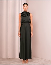 Azzurielle - Darsha Blouson Maxi Dress