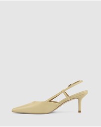 Siren - Yoyo Slingback Kitten Heels