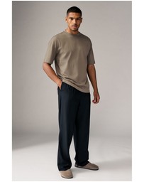 NEXT - Heavyweight 100% Cotton T-Shirt Relaxed Fit