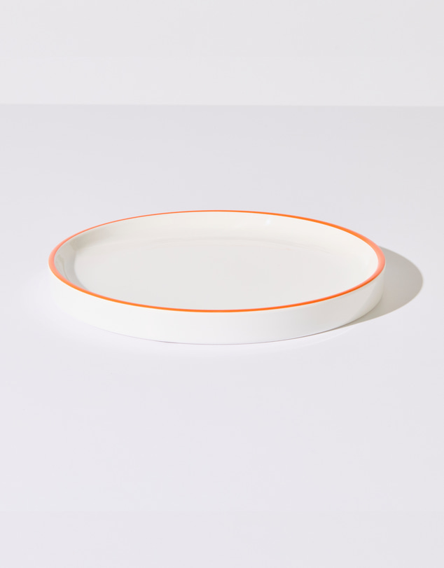 House of Nunu - Biggie Melamine Plate in Tangerine