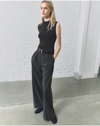 M.N.G - Pinstripe Jumpsuit Combination