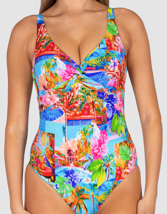Baku Swimwear - Tropicalia C/DD Cup Twist One Piece Swimsuit