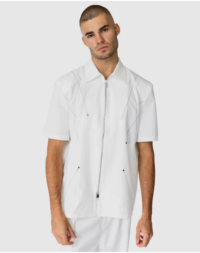 Justin Cassin - Quentin Short Sleeve Zip Shirt
