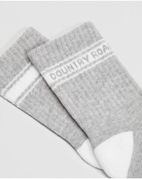 Country Road - Organically Grown Cotton Blend Cr Sport Crew Sock