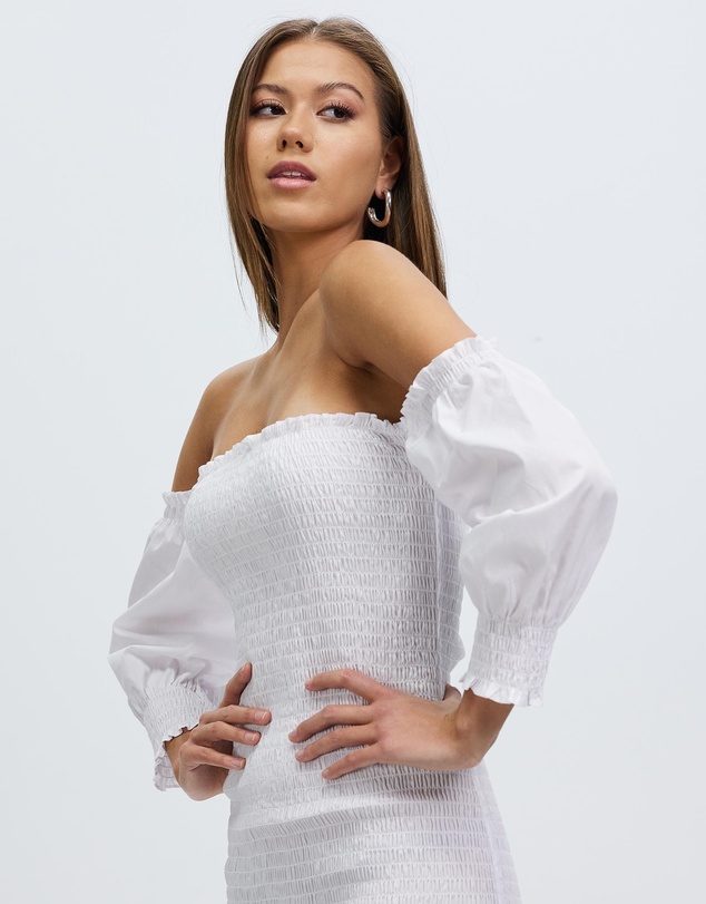 Third Form - Blur Out Off Shoulder Dress