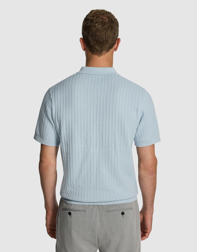 yd. - Salford Knitted Polo Shirt