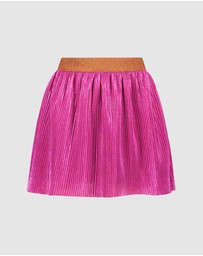 B.Nosy - Roza Pleated Metallic Skirt - Kids-Teens