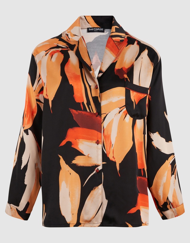 Sans Complexe - Pure Chic Viscose Satin Pyjama Shirt
