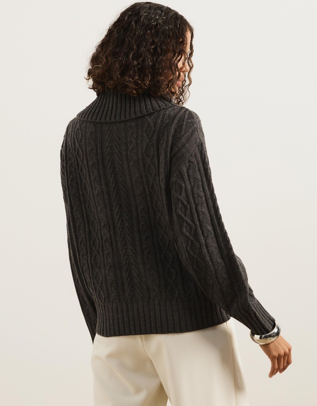 Atmos&Here - Zuri Cable Knit Sweater