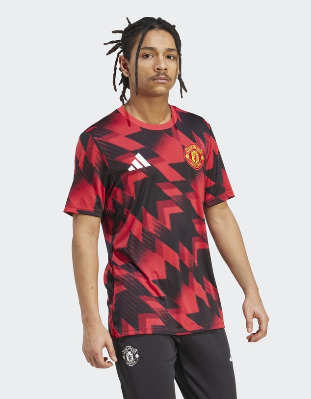 adidas Performance - Manchester United 25/26 Pre-Match Football Jersey Mens
