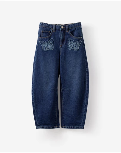 Cotton On Kids - Unisex Barrel Leg Denim Jean