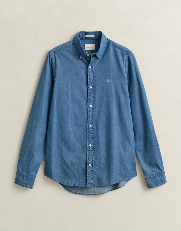 Gant - Slim Fit Indigo Shirt