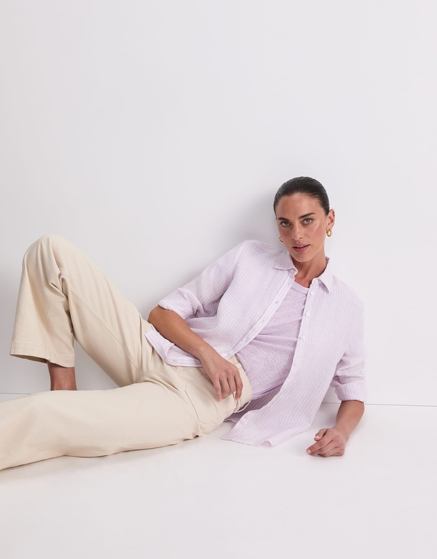 Sportscraft - Tonia Crew Neck Linen Tee
