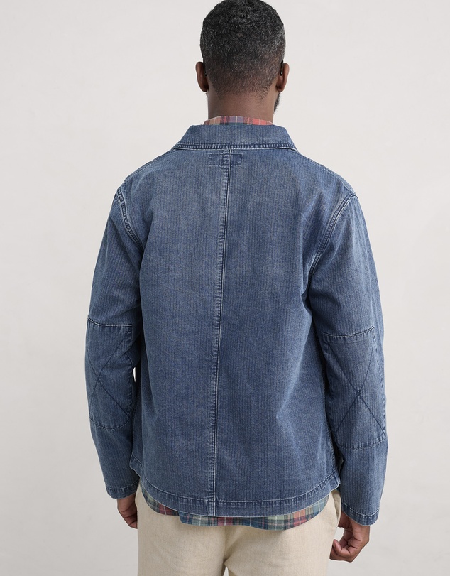 Seasalt - Seasalt Cornwall Blue Tin Stream Jacket