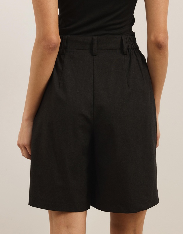 Atmos&Here - Freya Linen Blend Bermuda Shorts