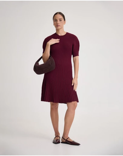 Oxford - Florence Knitted Pleat Dress