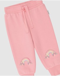 Huxbaby - Whimsical Rainbow Trackpants - Babies-Kids