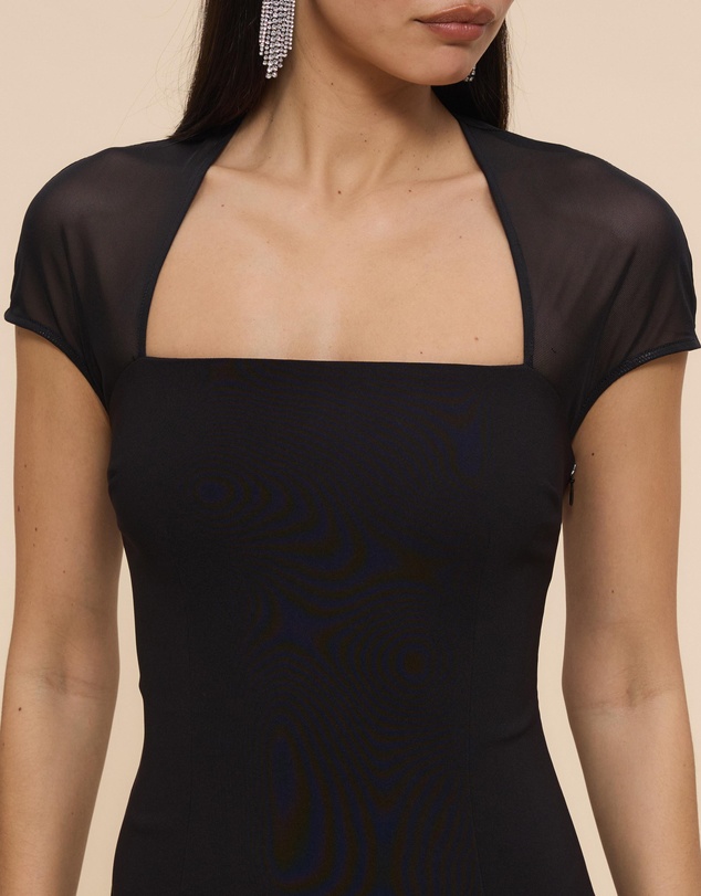 CHANCERY - Florence Mesh Detail Maxi Dress
