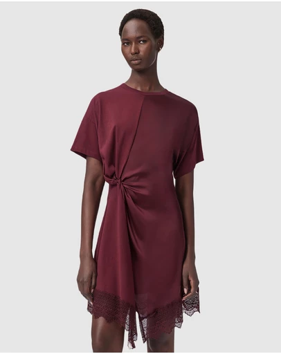 chinese dress ladies AllSaints Women's Dresses Gian Dress Monica Black UK 8/US 4 at Amazon  Women's Clothing store main image 0