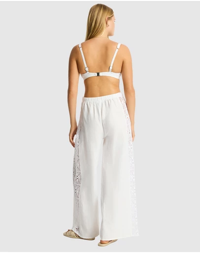 Sea Level Australia - Shore Linen Panelled Beach Pant