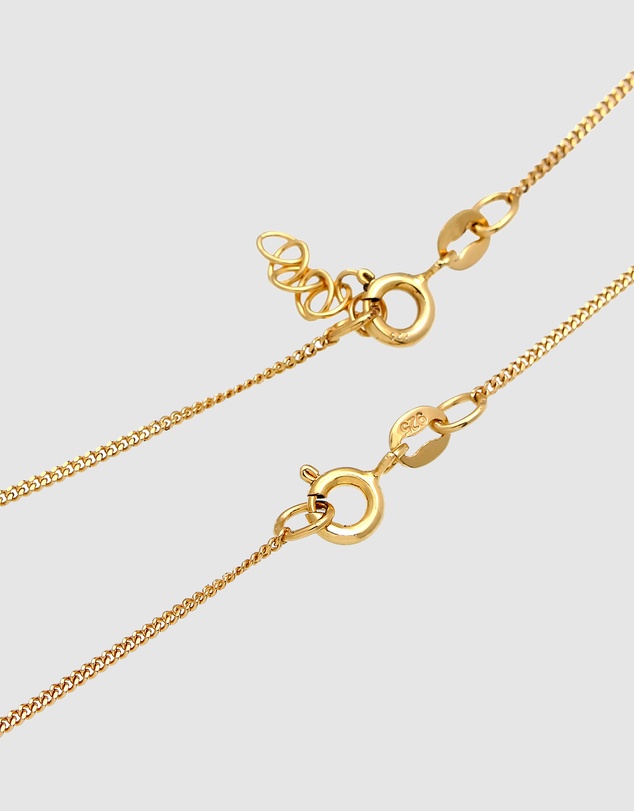Elli Jewelry - Heart Mother and Daughter Necklace Set in Gold-Plated 925 Silver