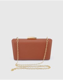 Izoa - Bianca PU Leather Clutch