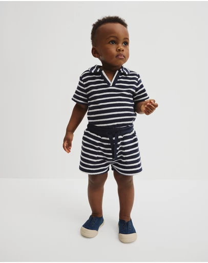 Country Road - Stripe Terry Short