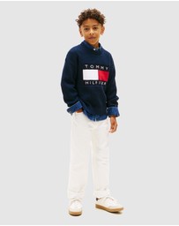 Tommy Hilfiger - Heritage Flag Chunky Knit Jumper - Teens