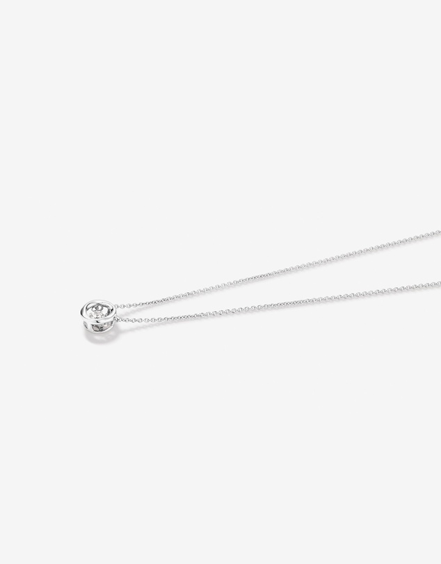 Michael Hill - Lume Lab Round Pendant with 0.10 Carat TW of Laboratory-Grown Diamonds in Sterling Silver